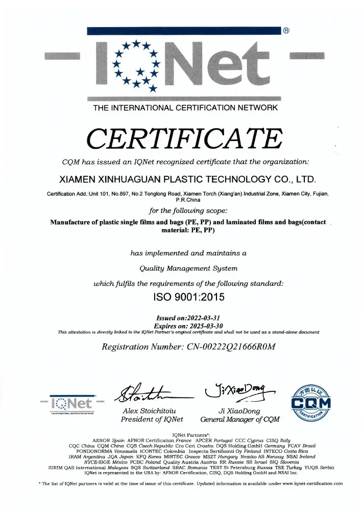 ISO9001 2015 EN 2022 3 31