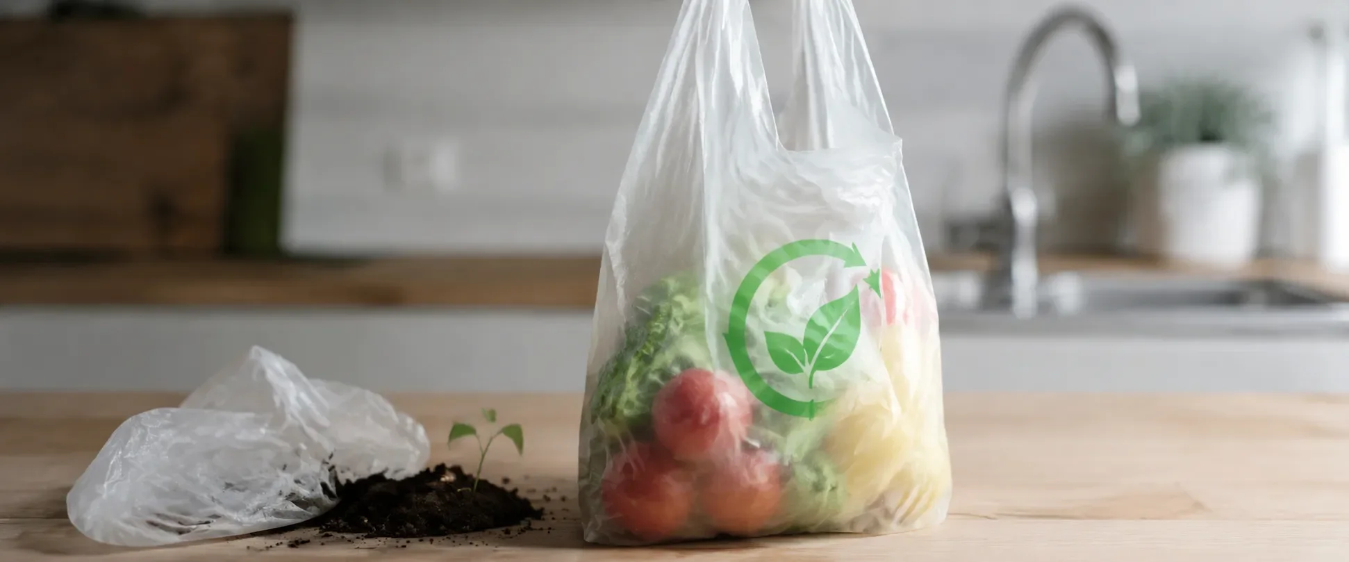 Biodegradable packaging bags