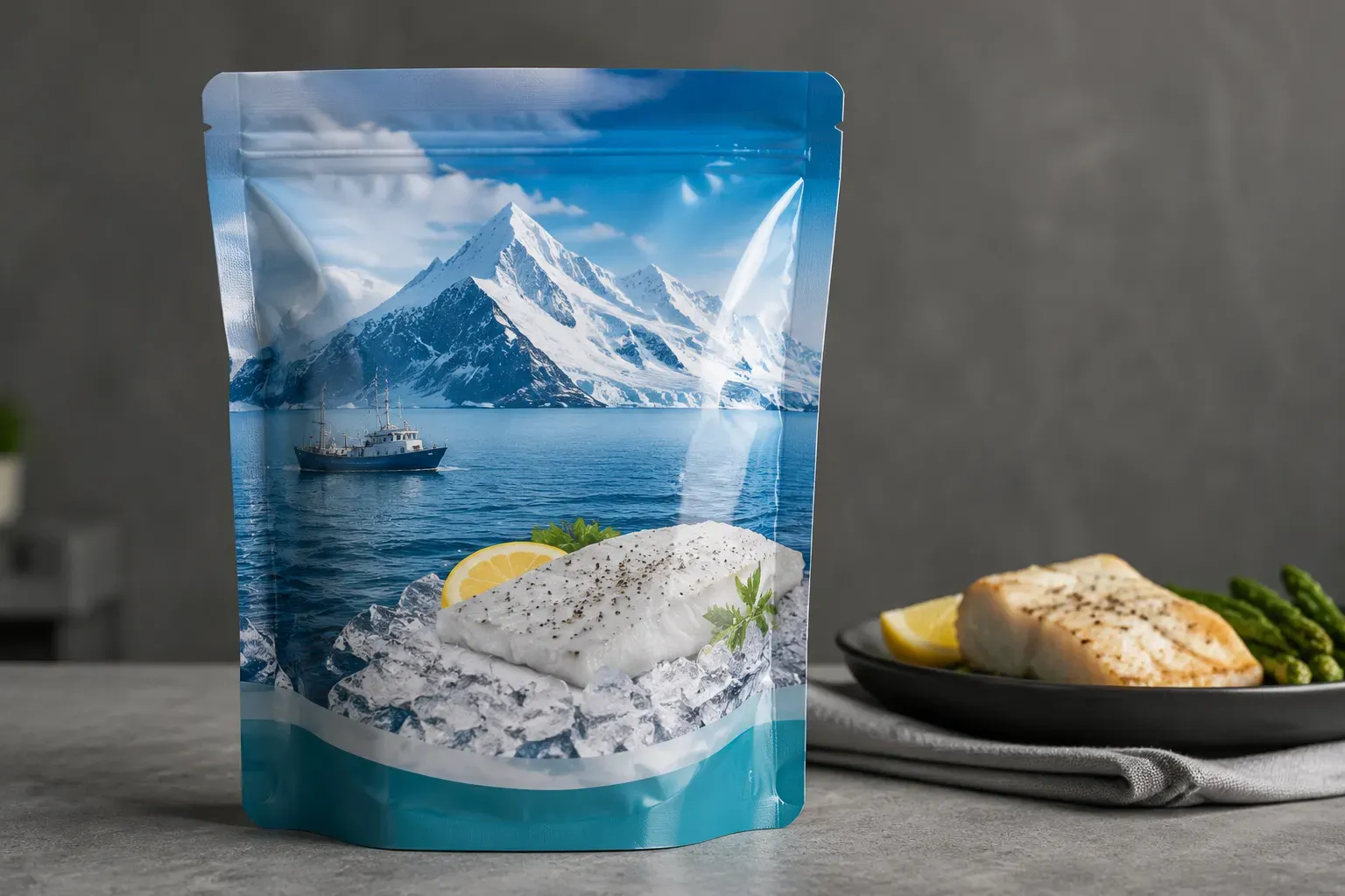 Frozen Food Stand Up Pouch
