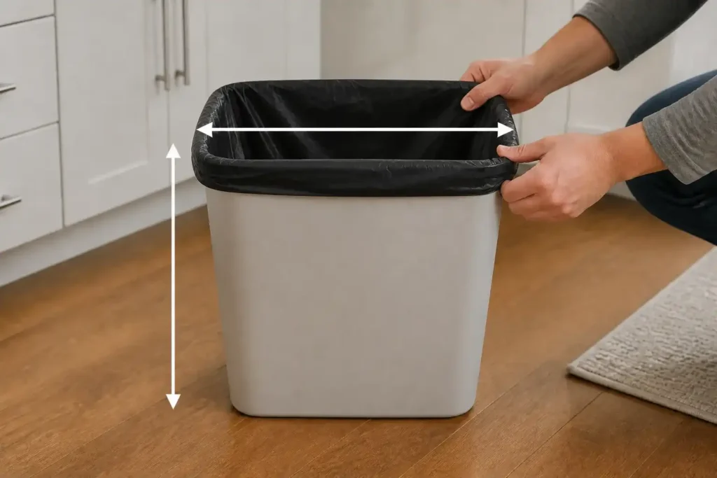 Garbage Bag Size Chart