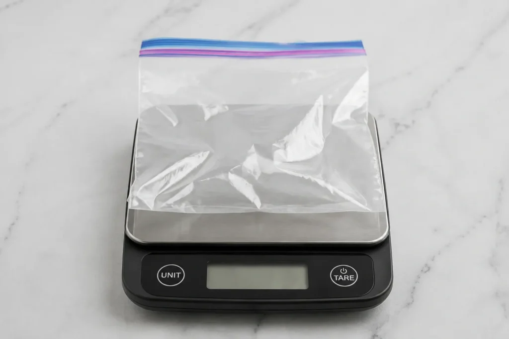 How Much Does a Ziploc Bag Weigh