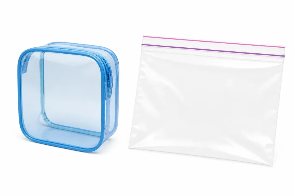 Sandwich Bag vs Quart Bag